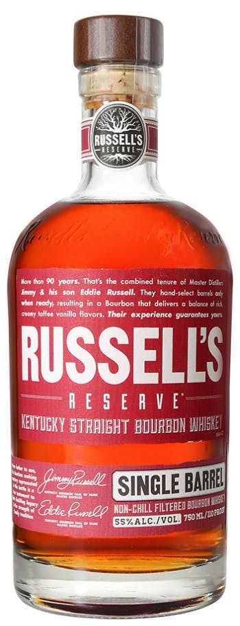 Russell's Reserve Single Barrel Reserve Kentucky Straight Bourbon ...