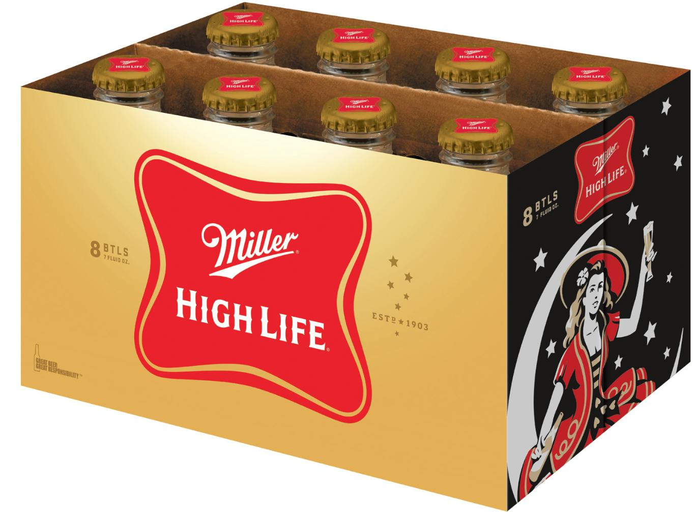 Miller High Life 6 pack 7 oz. Bottle - Vine Republic