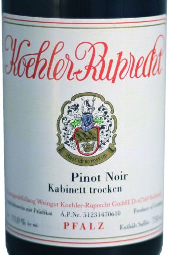 Koehler Ruprecht Pinot Noir Kabinett Trocken 14 Morton Williams