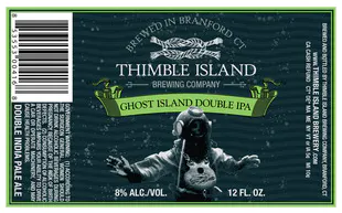 Thimble Island Brewery Ghost Island Double IPA 6 pack 12 oz. Bottle