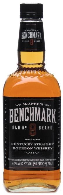 Old Benchmark No. 8 McAfee\'s Straight Kentucky Mart Whiskey Party Bourbon -