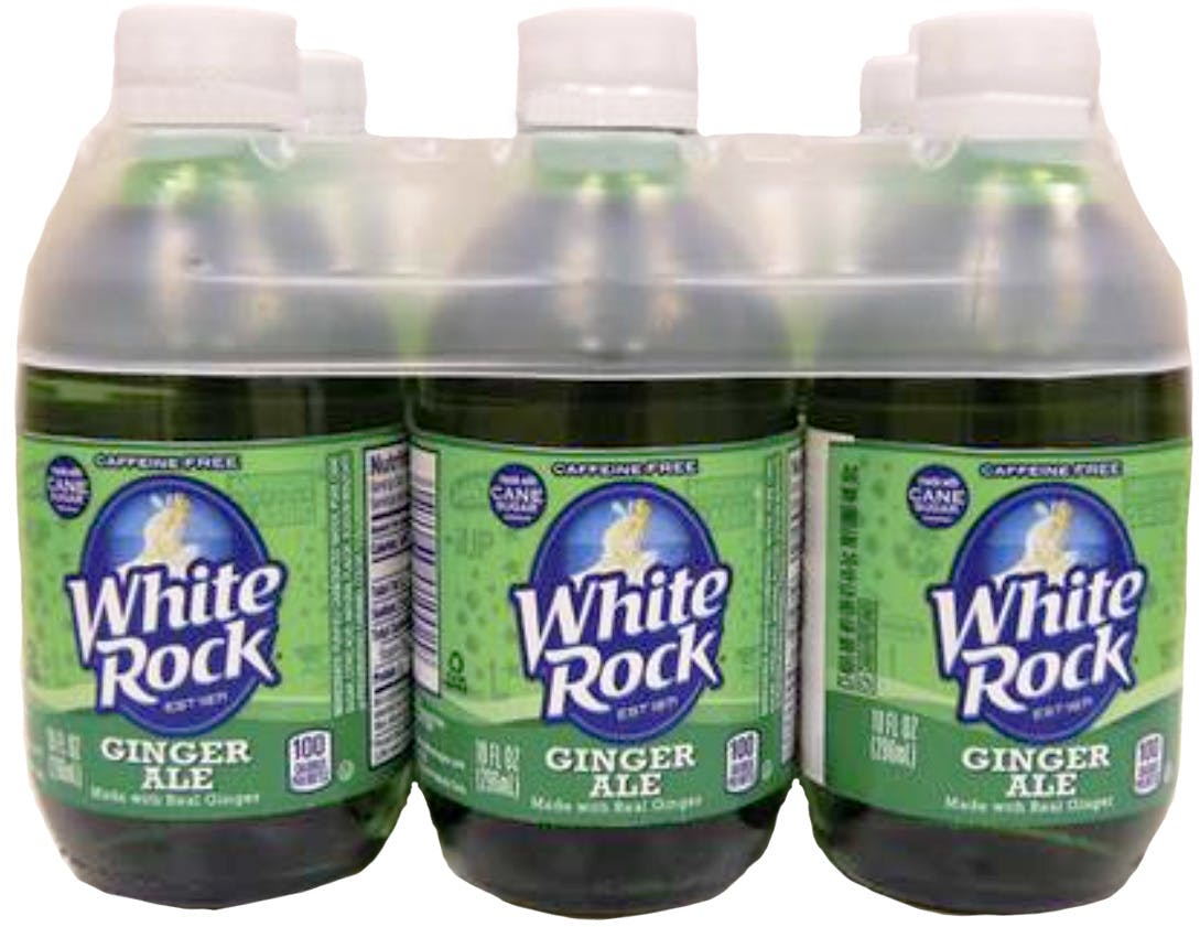 White Rock Sodas Ginger Ale 6 pack 10 oz. - Petite Cellars