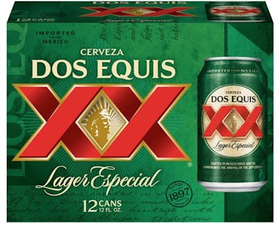 Dos Equis Mexican Lager Beer, 12 Pack, 12 fl oz Bottles, 4.2% Alcohol by  Volume
