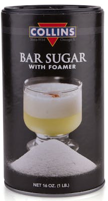 Bar Sugar with Foamer by Collins 16 oz.