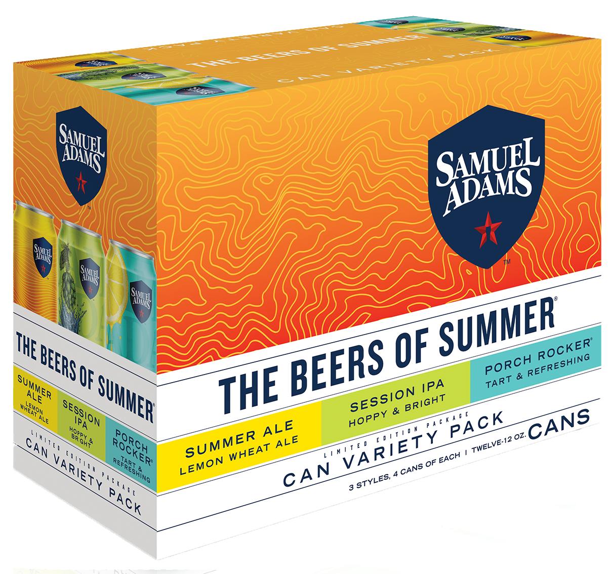 Samuel Adams Beers Of Summer Variety Pack 12 oz. Can Hudson Wine Co.