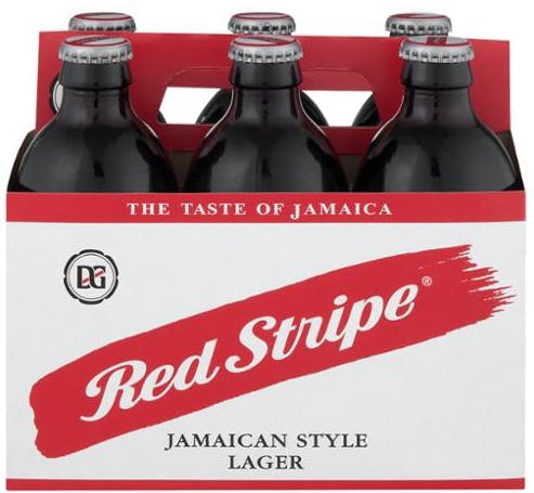 Red Stripe Jamaican Lager 6 pack 12 oz. Bottle - Petite Cellars