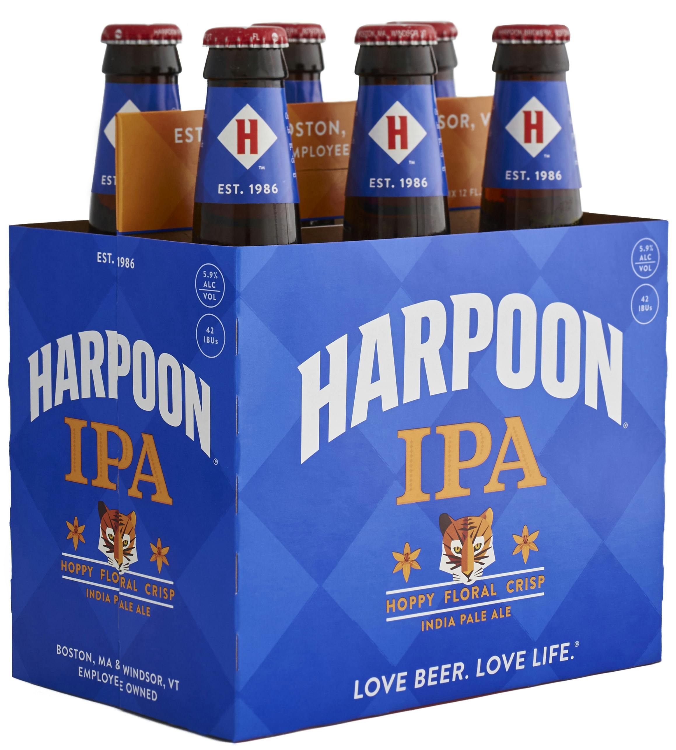 HARPOON Boston 6 STICKER PACK LOT decal craft beer brewing brewery 