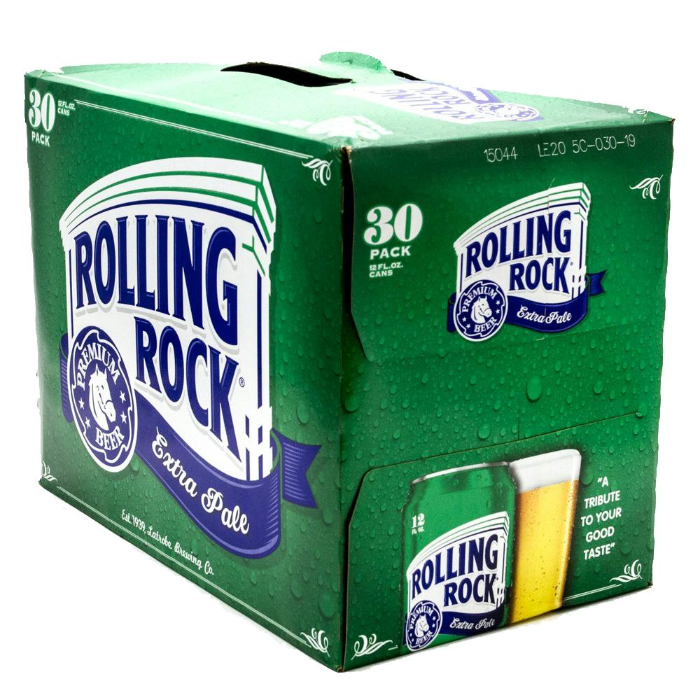 Rolling Rock Extra Pale Lager 30 pack 12 oz. Can - Joe Canal's