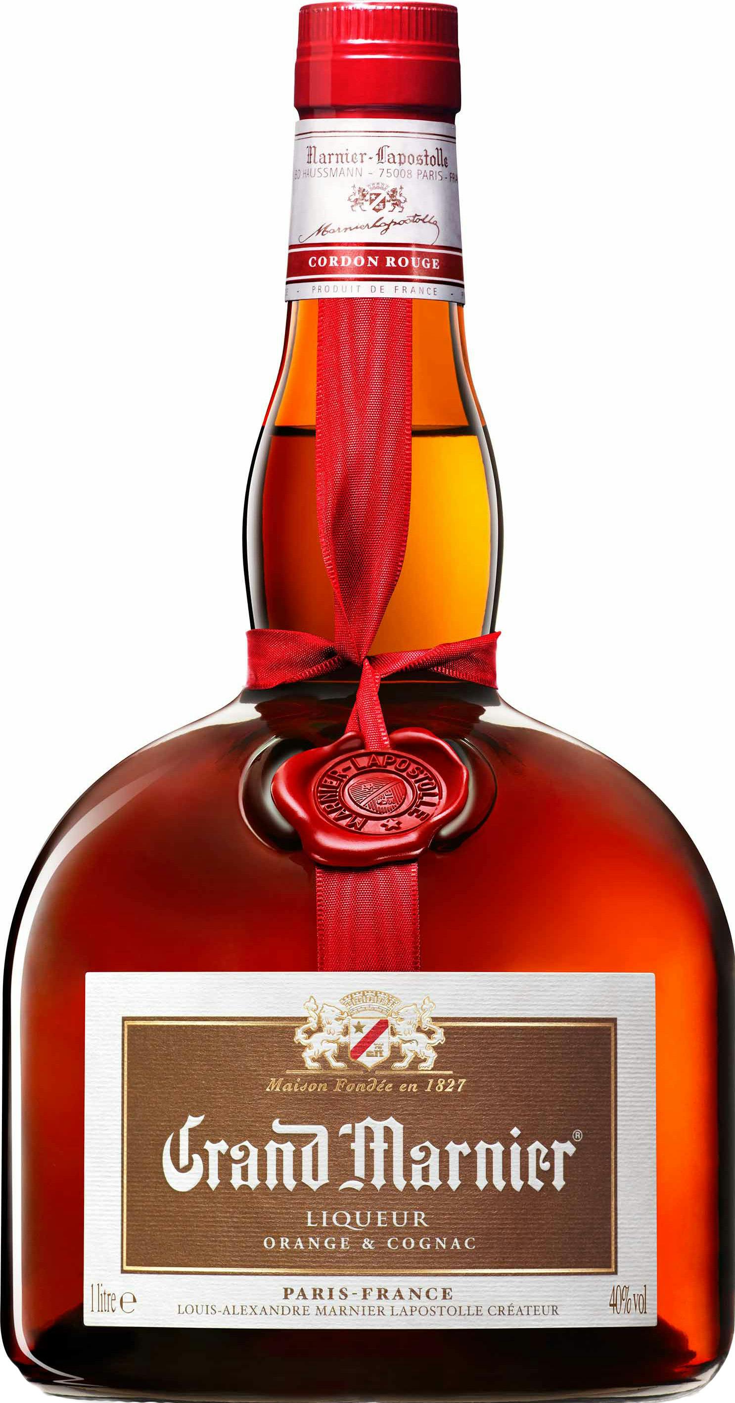 Grand Marnier Cordon Rouge Orange Cognac Liqueur 1.75L - Joe's