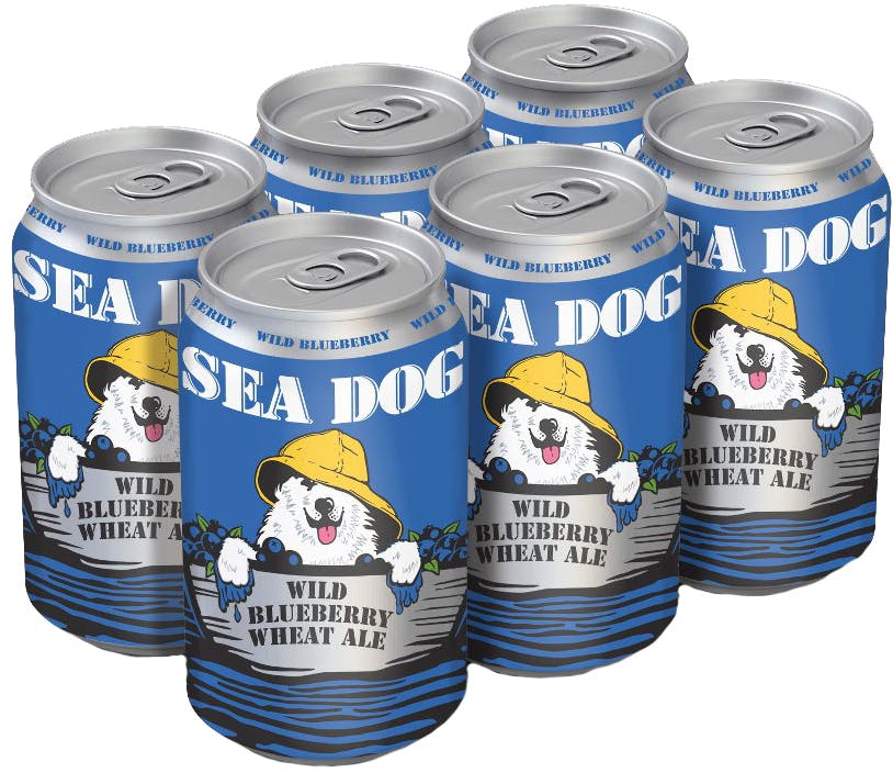 Sea Dog Brewing Company Wild Blueberry Wheat Beer 6 pack 12 oz. - Petite Cellars