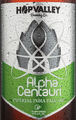 Hop Valley Brewing Alpha Centauri Imperial India Pale Ale 6 pack 12 oz. Can