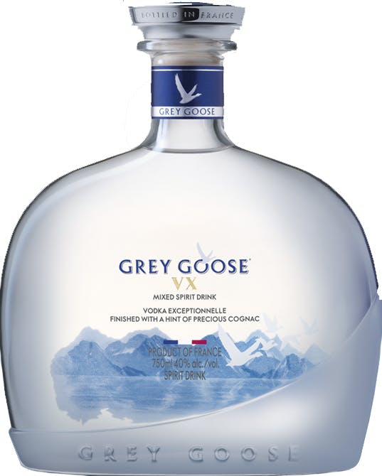 Grey Goose Vodka Bottle and Other Premium Brands With Lights 
