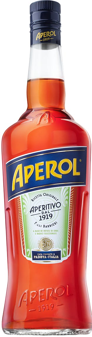 Liquors: Aperol Aperitivo 1000ml, Italian Spritz with 11% Alcohol