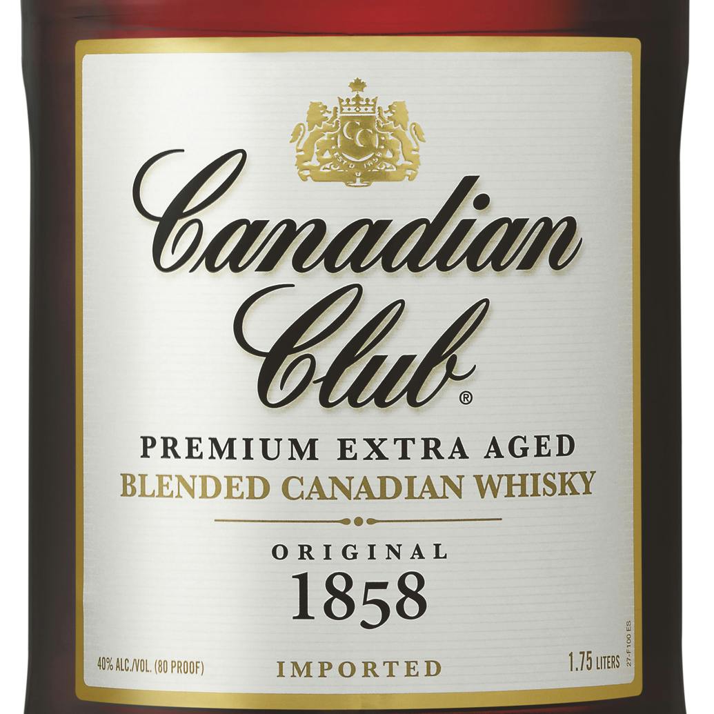 Canadian Club Blended Canadian Whisky 1.75L - Yankee Spirits