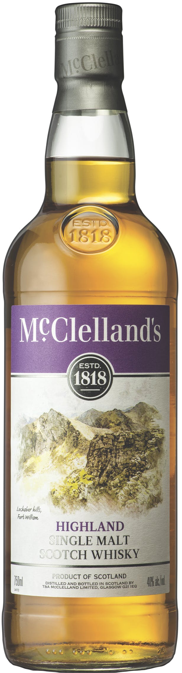 McClelland's Highland Single Malt Scotch Whisky 750ml Yankee Spirits
