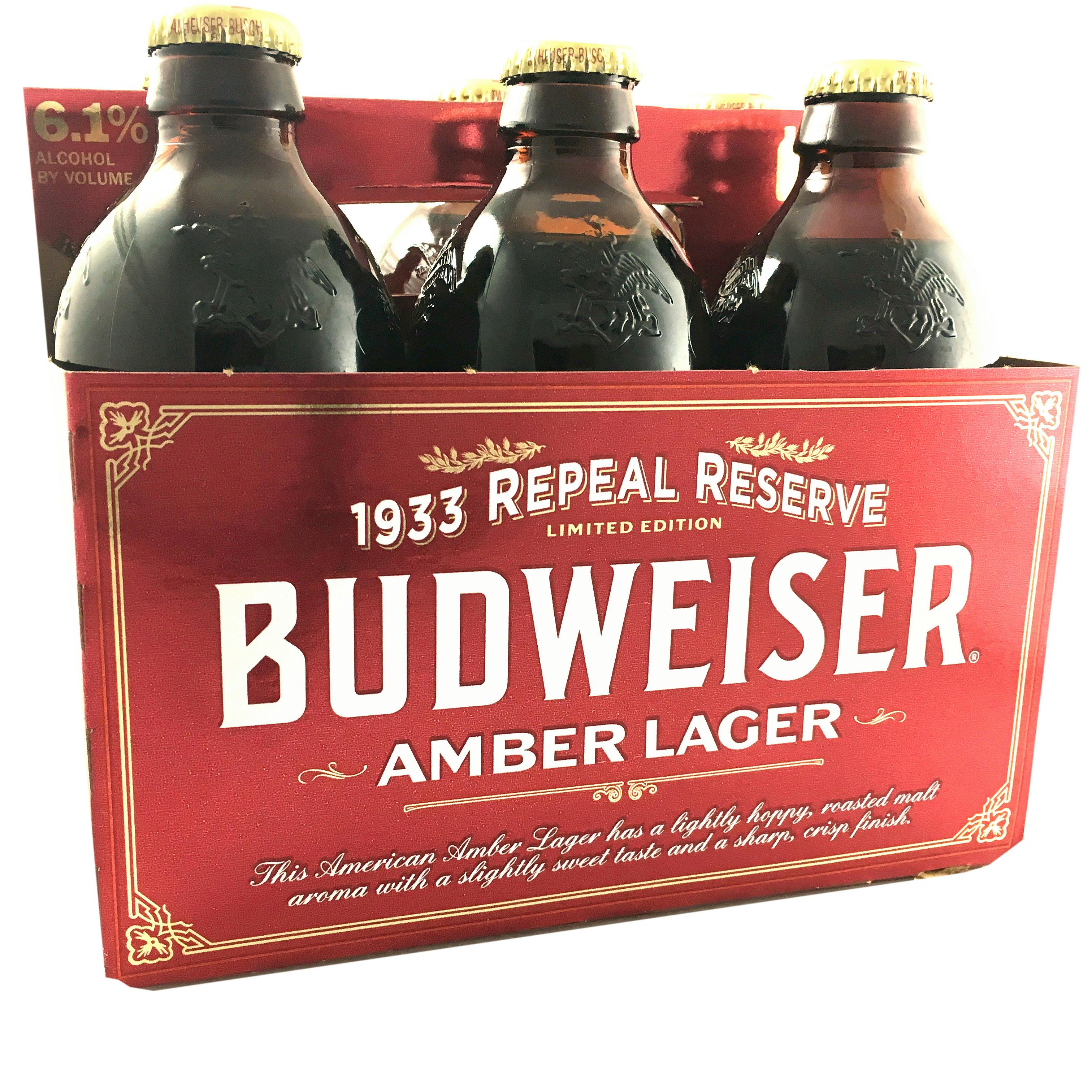 Budweiser Beer Bottle Label Can Cooler