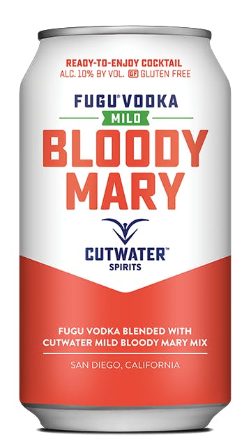 Cutwater Spirits Fugu Vodka Mild Bloody Mary 4 pack 12 oz. Can