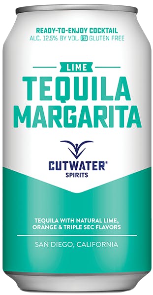 Cutwater Spirits Lime Tequila Margarita 4 pack 12 oz. Can - Buster's ...