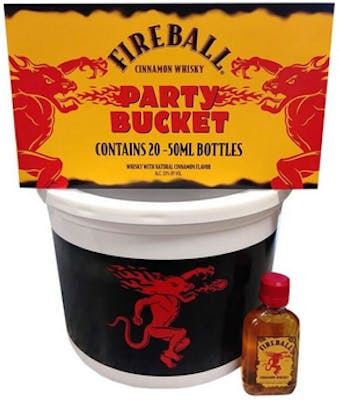 Fireball Cinnamon Whiskey, Holiday Cocktail 750ml Bottle, 33% Alcohol 