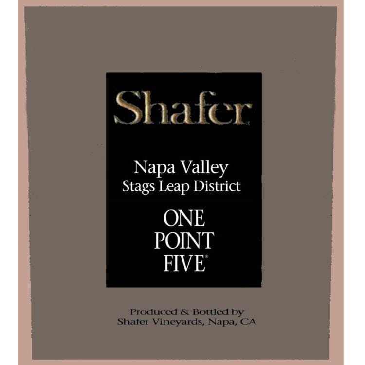 Shafer One Point Five Cabernet Sauvignon 2019 Bottle Shop