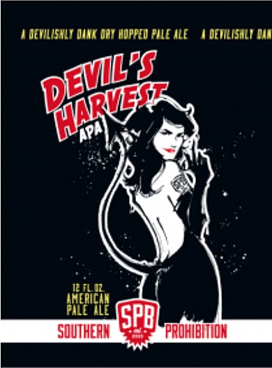 Southern Prohibition Brewing Devil's Harvest APA 19.8L Keg - Buster's ...