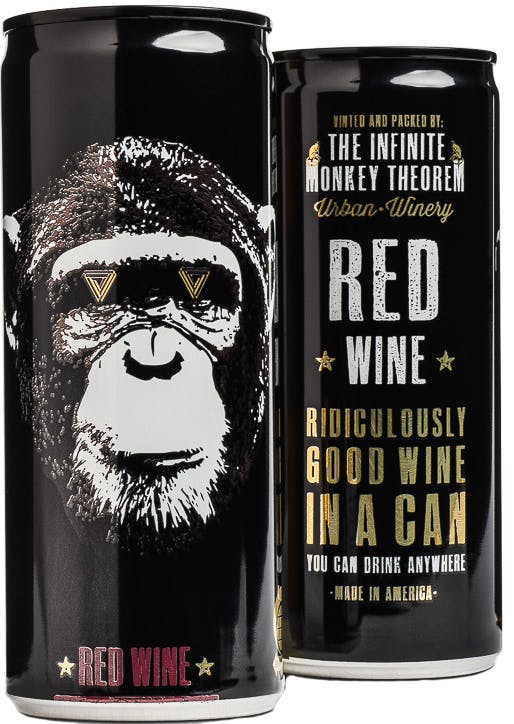 Wine Koozie — The Infinite Monkey Theorem