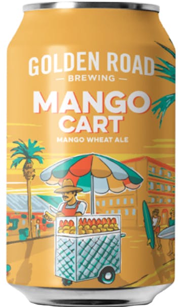 Golden Road Brewing Mango Cart 12 pack 12 oz. Can - Petite Cellars