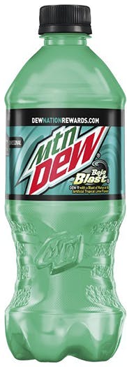 Mountain dew baja blast bottle