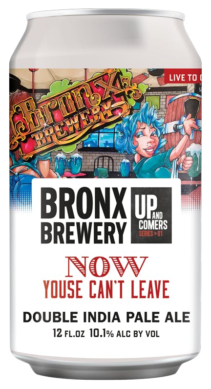 The Bronx Brewery Now Youse Can't Leave Double IPA 4 pack 16 oz. Can 