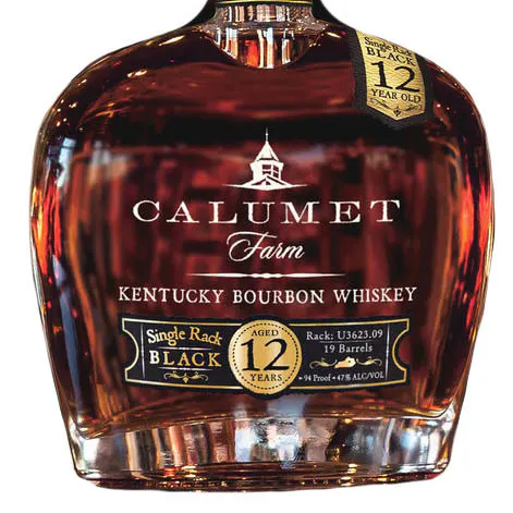 Calumet Farm 12 Year Old Bourbon (Black Rack)