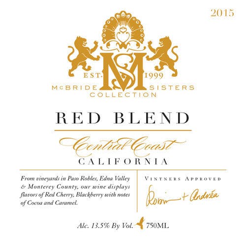 McBride Sisters Red Blend 750ml - Stirling Fine Wines