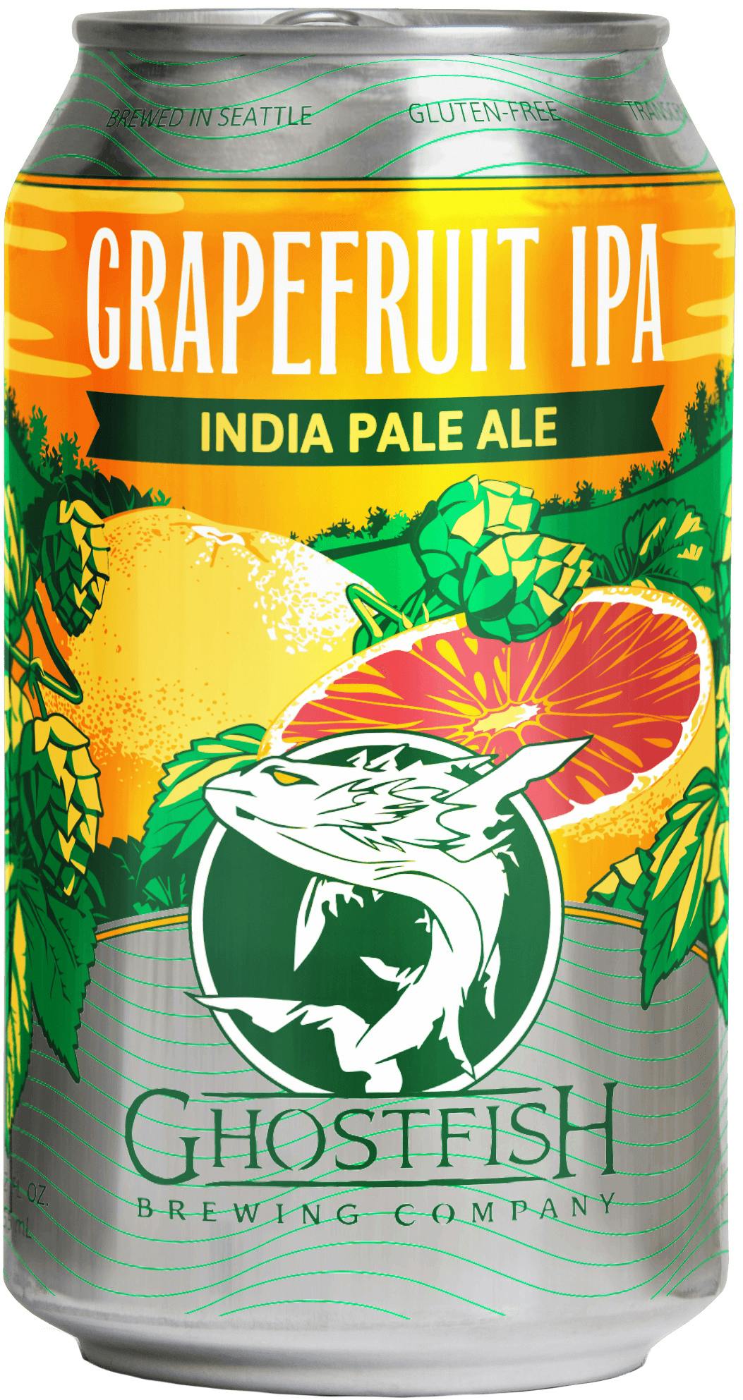 Ghostfish Brewing Grapefruit Ipa 6 pack 12 oz. Can Argonaut Wine & Liquor
