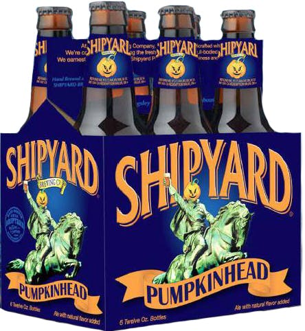Ships FAST! Shipyard Brewing Co Pumpkinhead Halloween Beer Pint Glass EUC 