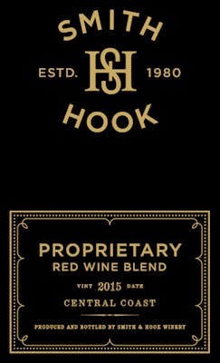 Smith and Hook Proprietary Red Blend 2015