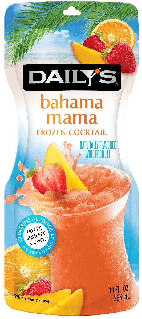 Daily s Cocktails Frozen Bahama Mama 10 oz. Pouch Hudson Wine Co