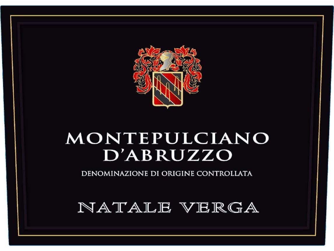 Natale Verga Montepulciano D Abruzzo The Wine Guy