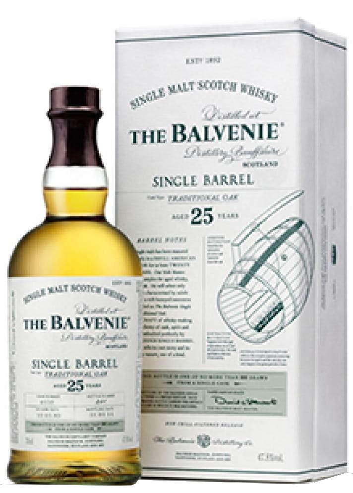 Balvenie Single Malt Scotch Whisky 25 year old