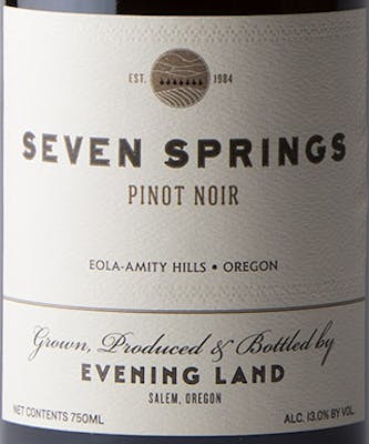 Evening Land Seven Springs Vineyard Pinot Noir 2016