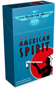 American Spirit Cigarettes American Spirit Box-Blue