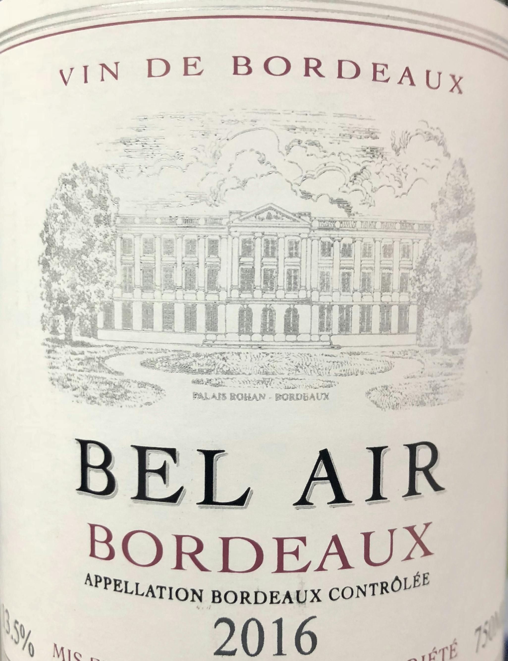 Château Bel Air Bordeaux 750ml Canal's of Berlin