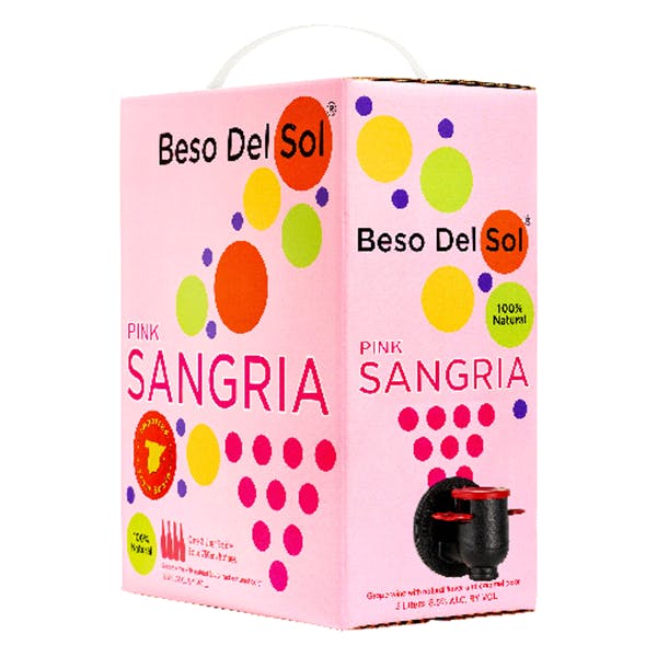 Beso Del Sol Rose Sangria 3l Box Argonaut Wine Liquor