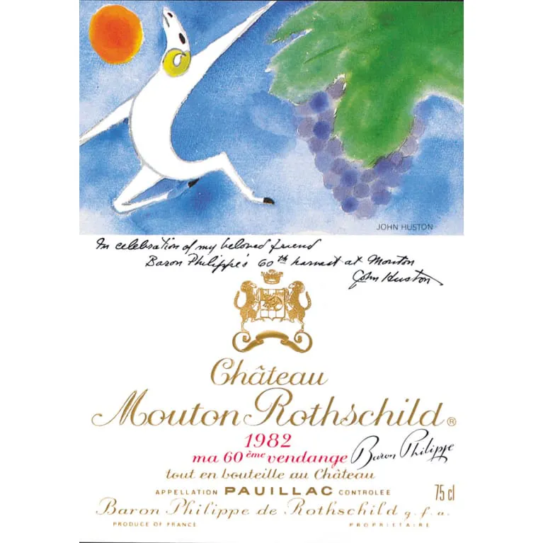Château Mouton Rothschild Pauillac 1982 750ml - Bottle Shop of