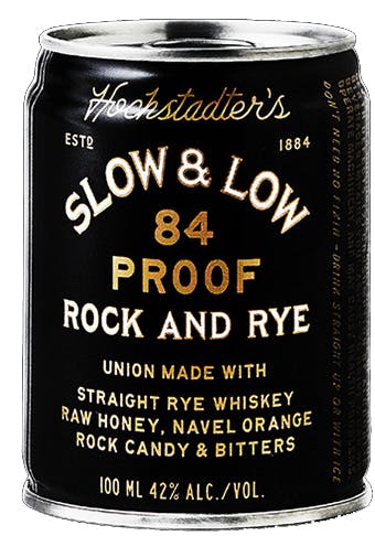 Slow & Low Rock & Rye Whiskey Cans