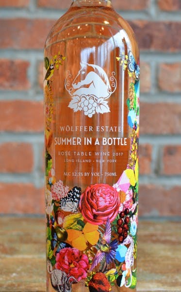 Wolffer estate summer shop in a bottle rose