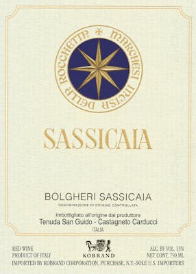 Tenuta San Guido Sassicaia 2016