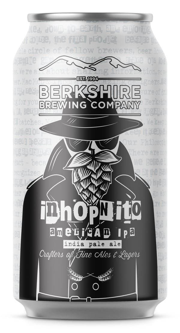 Berkshire Brewing Inhopnito American IPA 6 pack 12 oz. Can Yankee Spirits