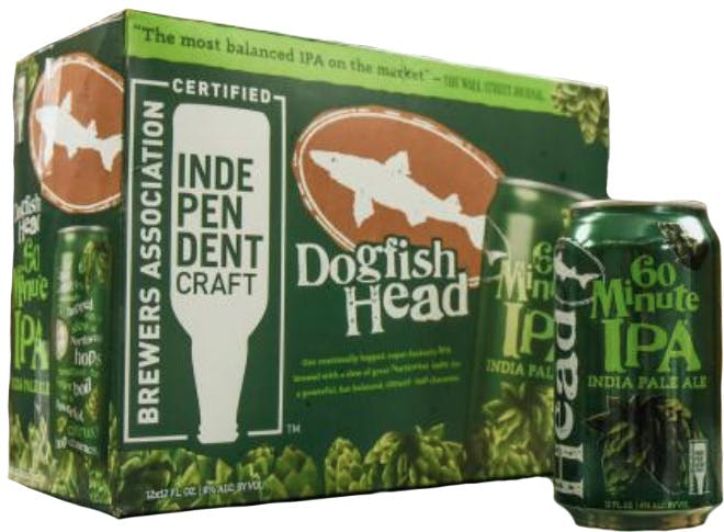 Dogfish Head 60 Minute IPA 12 pack 12 oz. Can - Petite Cellars