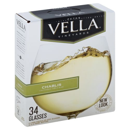 Peter Vella Chablis 5L Box Argonaut Wine Liquor