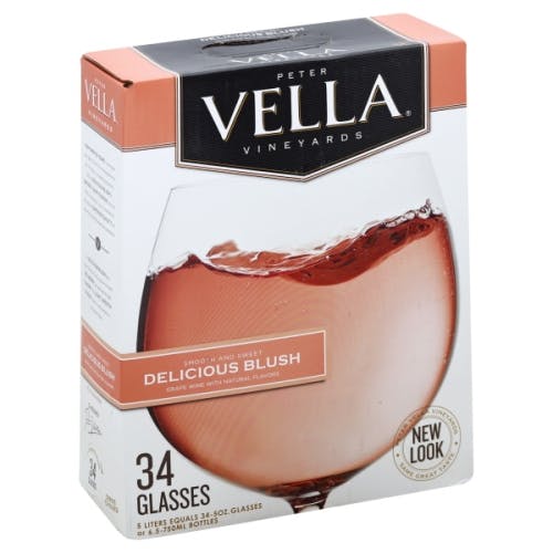 Peter Vella Delicious Blush 5L Box Argonaut Wine & Liquor