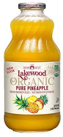 Lakewood Juices Organic Pure Pineapple Juice 32 Scotty's